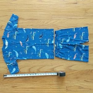 Last chance!  Hanna Andersson short pajamas set, size 140cm US 10